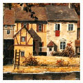 Village au bord de la riv�re - VENDU